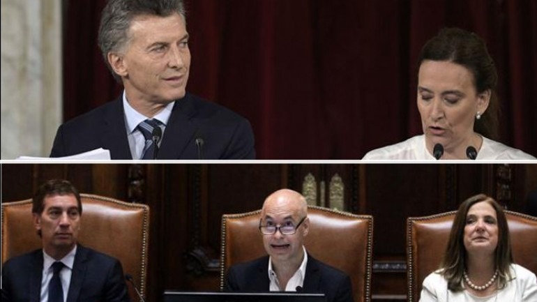 Macri y Larreta inciaron el año legislativo