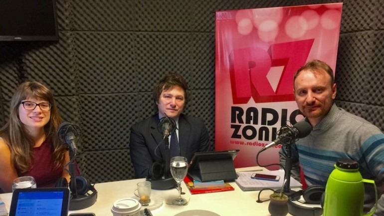 Delfina Rossi y Javier Milei debatieron en “El Arranque”
