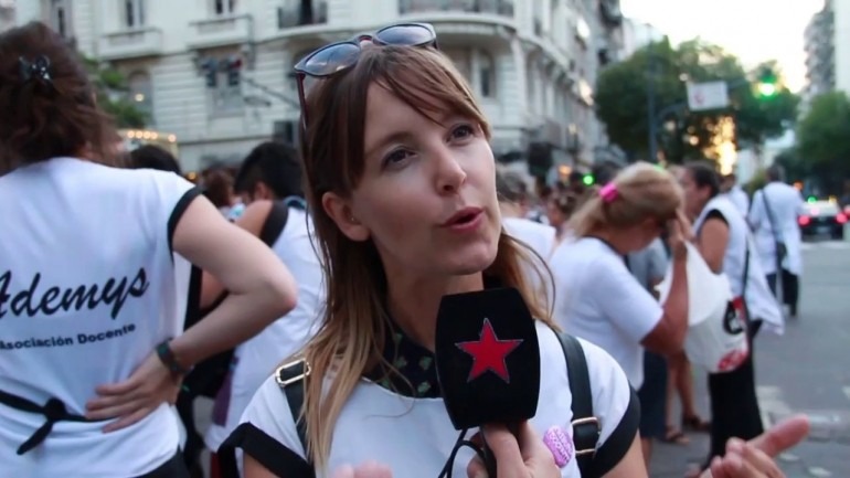 Amanda Matín: “La comunidad educativa está muy alerta y movilizada contra la reforma”